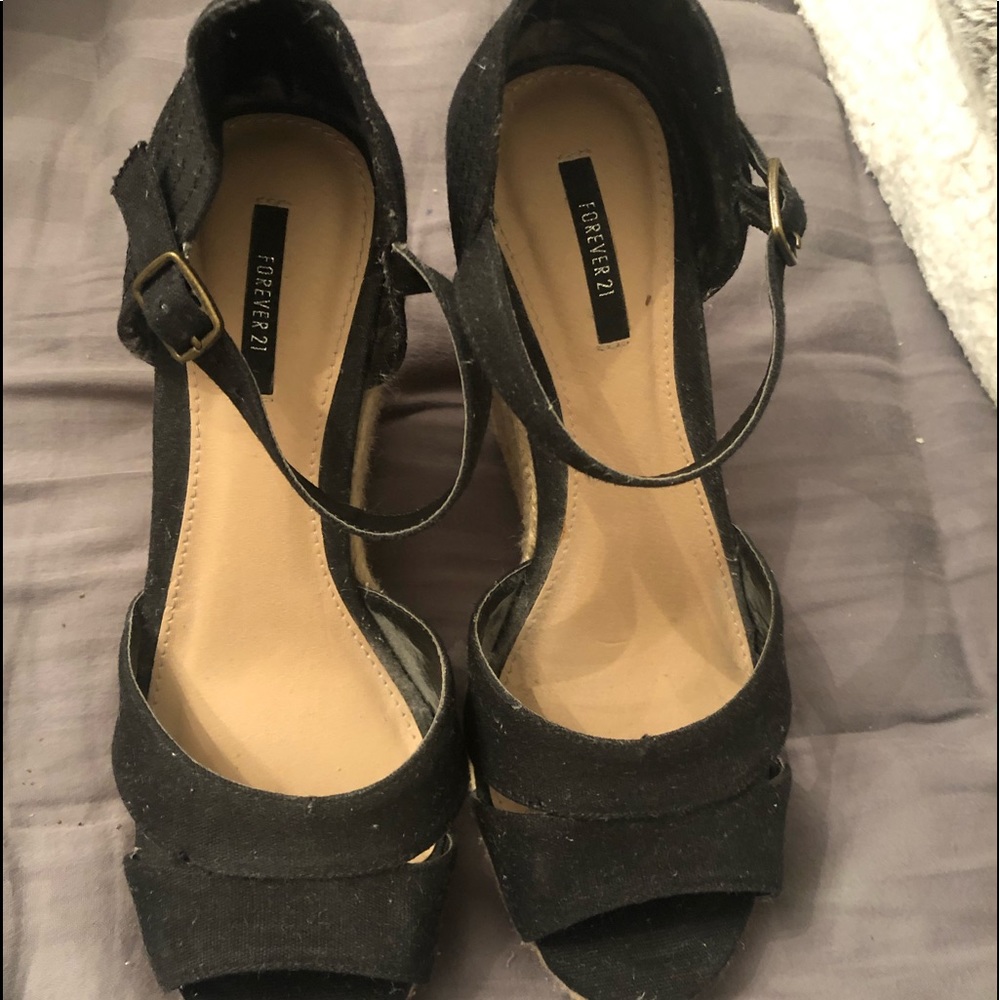 Forever 21 Black espadrilles